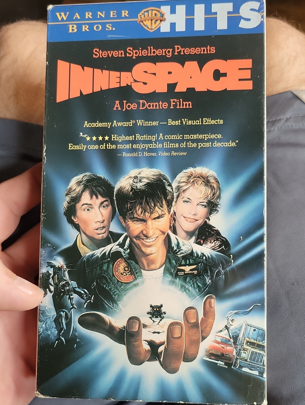 Warner Bros. Inner-Space VHS Movie — Black, Blue, Orange